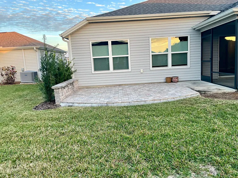 brick paver patio