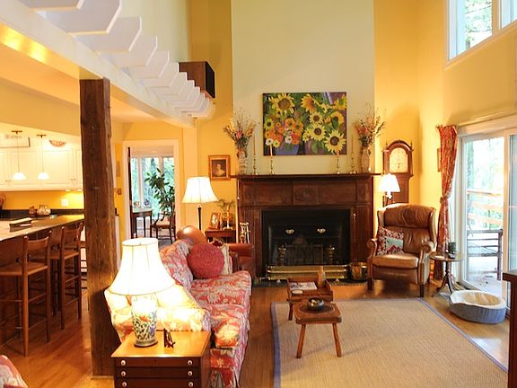 Living Room with Fireplace