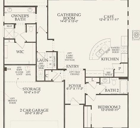Hideaway floorplan