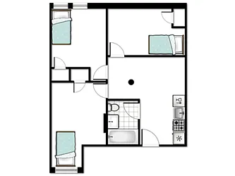 Rented by City Connections Realty