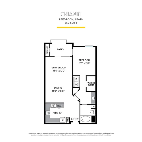 Floor plan Chianti