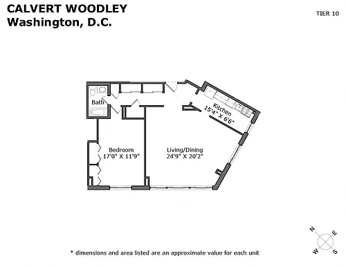 Floor plan One Bedroom