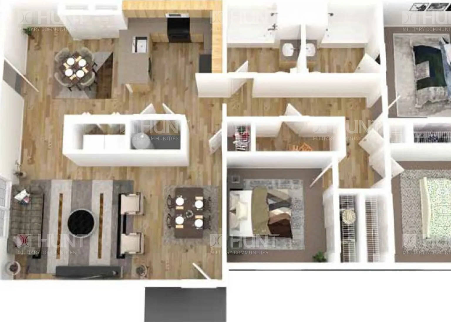 3 bed, 1274 sqft, $1,492 — Photo 3