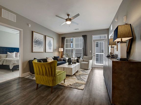 Living Room and Bedroom