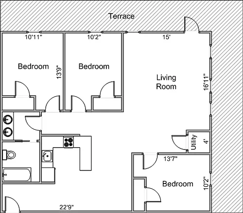 Floor plan 45R-307