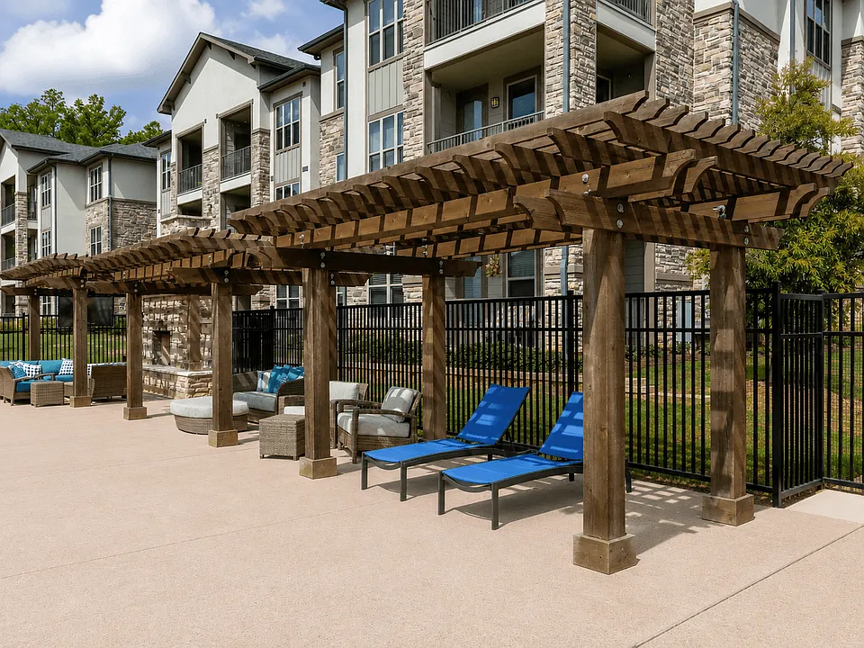 Relax in the shade or unwind beside the refreshing community pool.