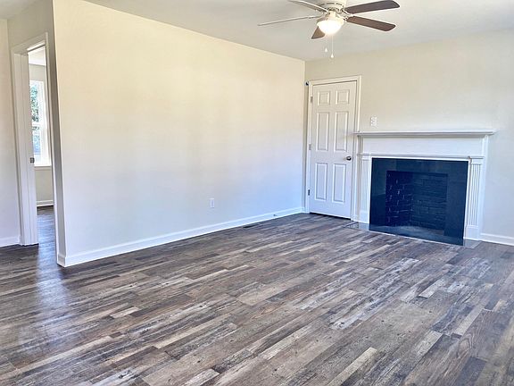 Family room with fireplace