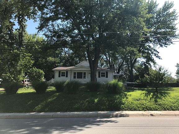 Sits back off the street