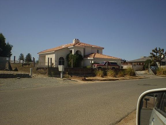 distant shot of home street