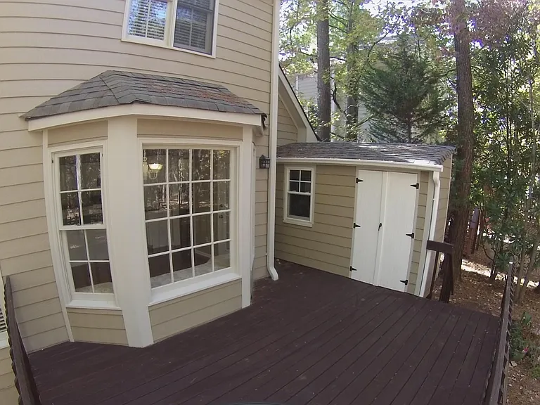 Deck and Storage Hutch