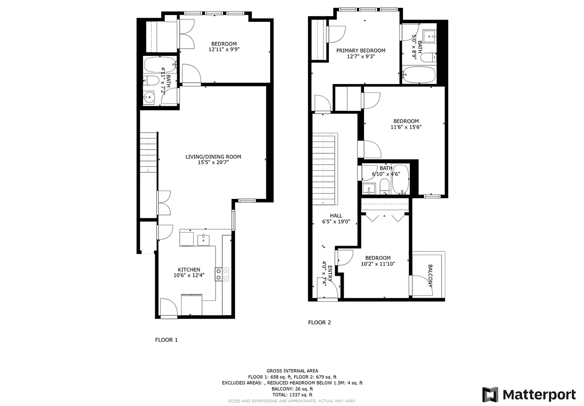 Floor plan 4 Beds