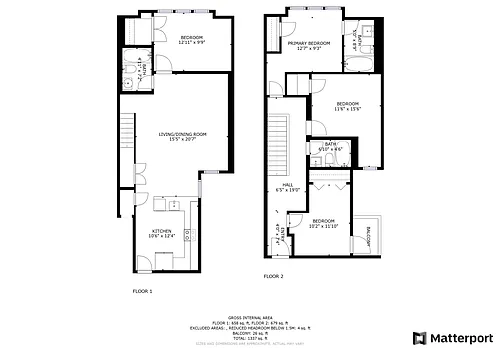 Floor plan 4 Beds