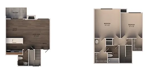 Floor plan Townhome