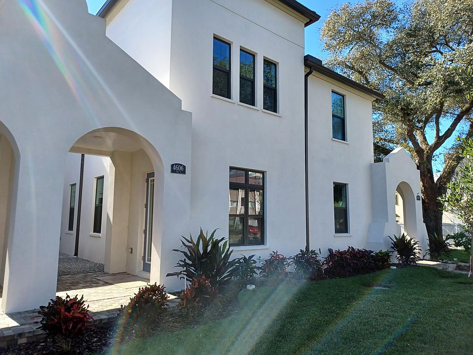 Sun filled entrance porch
