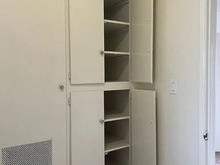Linen Closet and Water heater closet