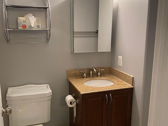 Full bathroom with tub and shower