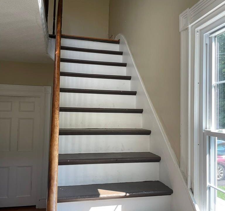 stairs up to unit 2
