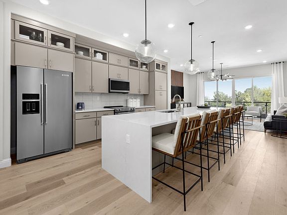 Kitchen open to gathering room