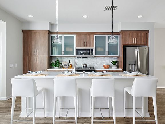 Claret At Canvas Plan 2 Model Home Kitchen
