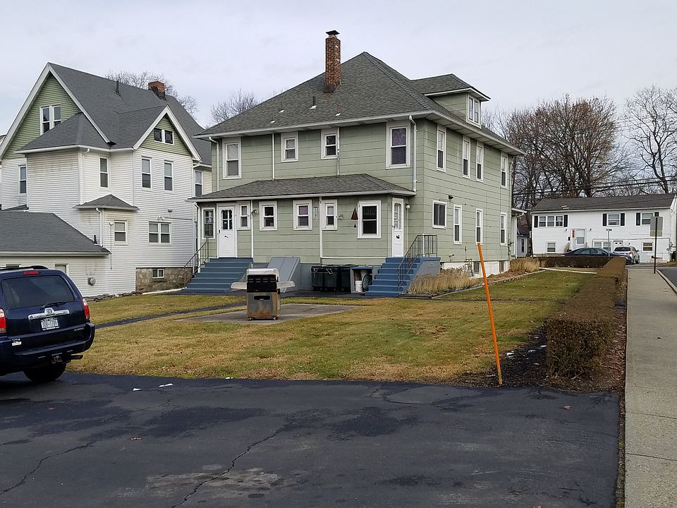 Backyard and rear entrance
