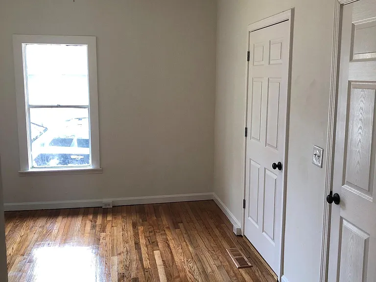 Master BR with bath and closet entrances shown