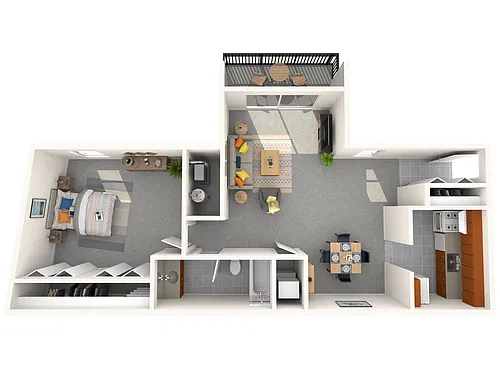 Floor plan 1 Bedroom