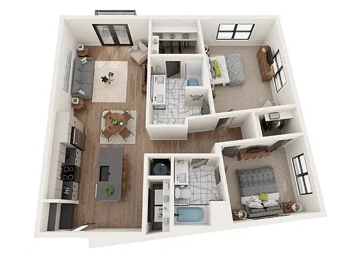 Floor plan B1