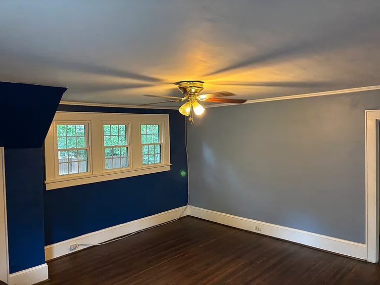 Second floor living room, office
