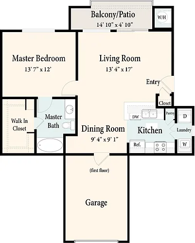 Floor plan The Sheldon