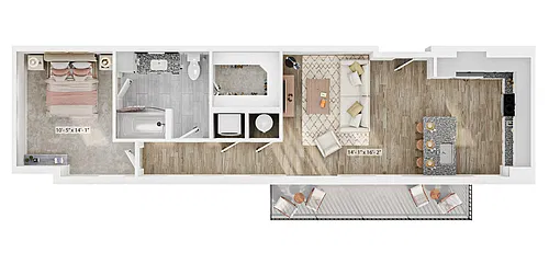 Floor plan A16