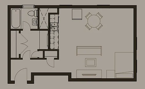 Floor plan Studio