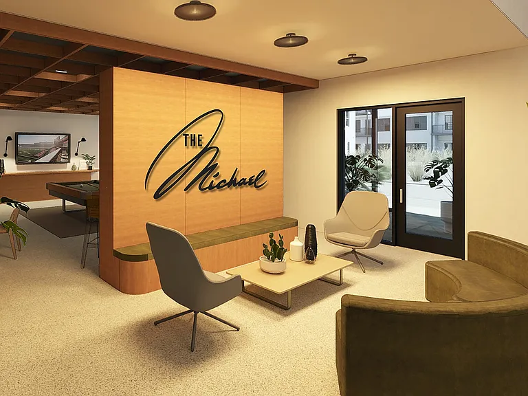 Branded Community Community Lounge Rendering