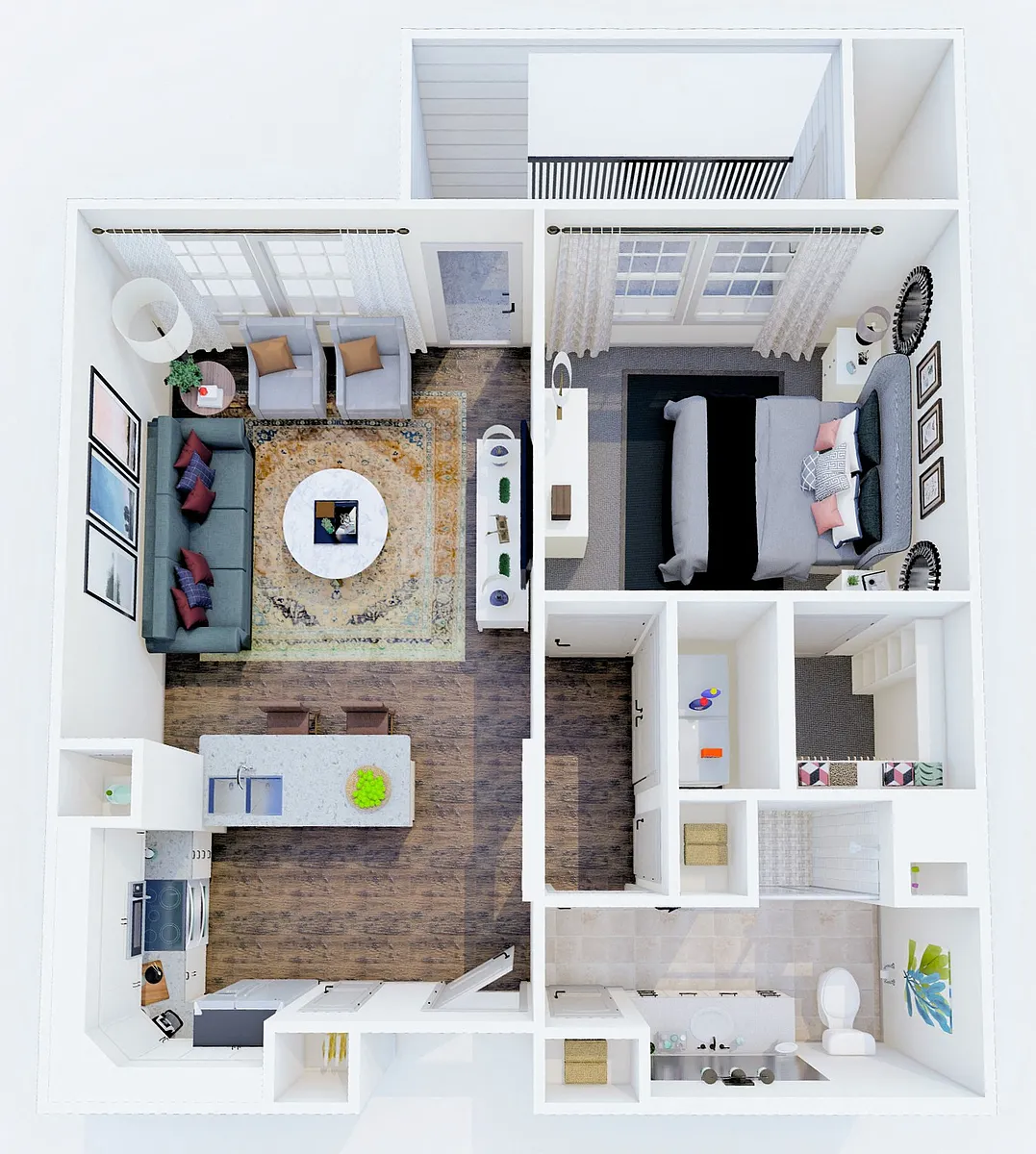 Floor plan A1 80