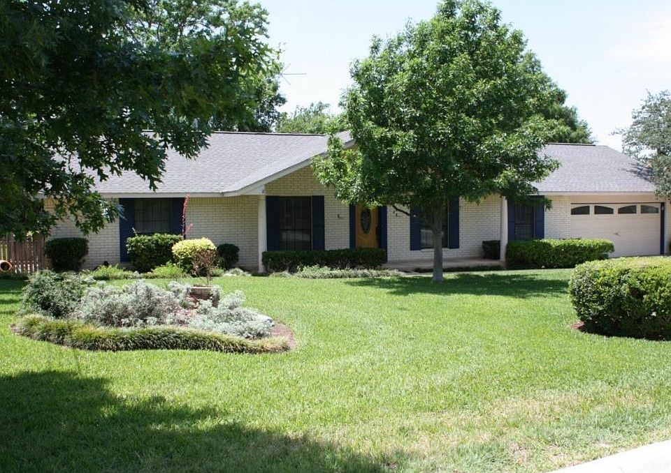 The front of the house.