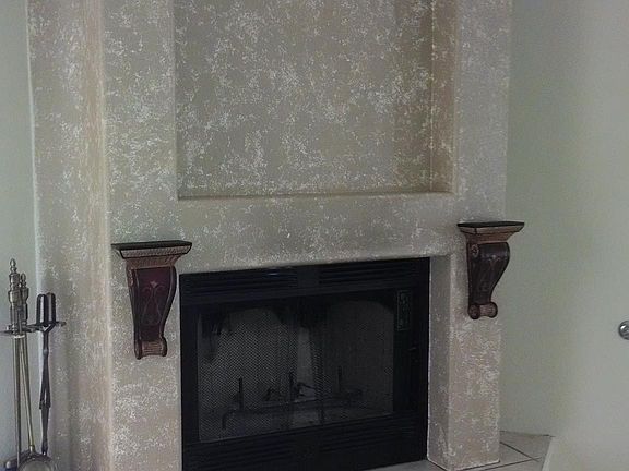Fire place in greatroom