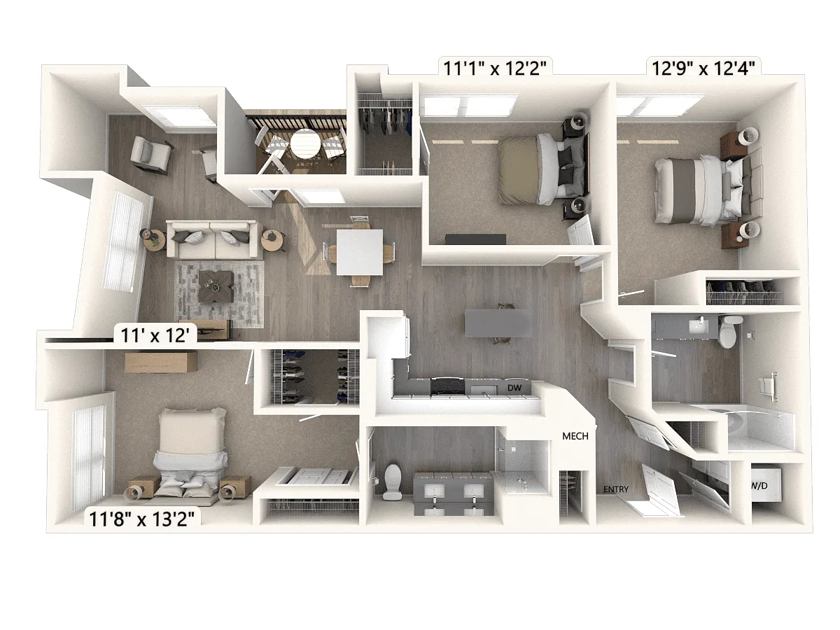 Floor plan C6U