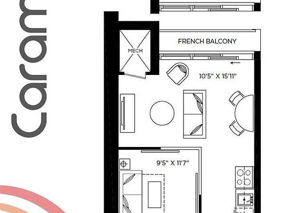 2nd image of 1 Falaise Rd #607