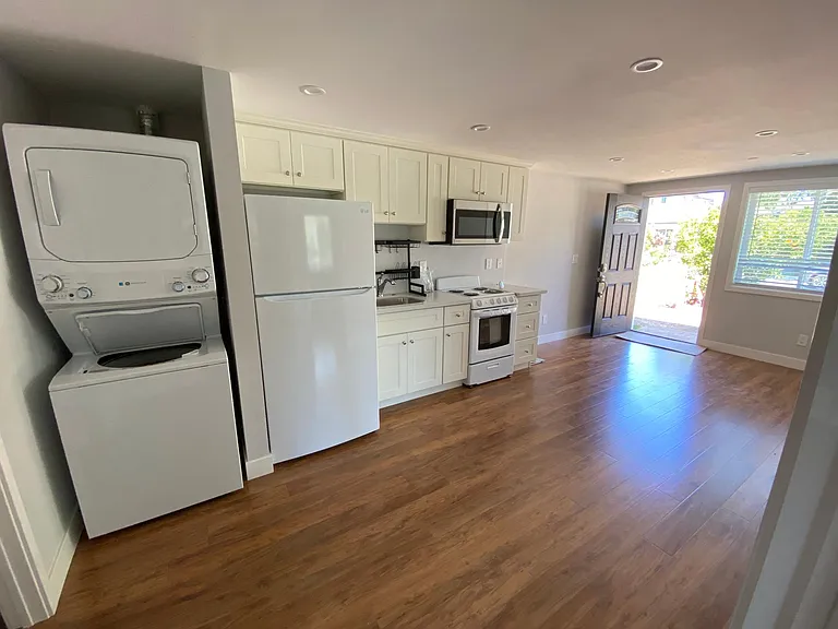 Kitchen and living room