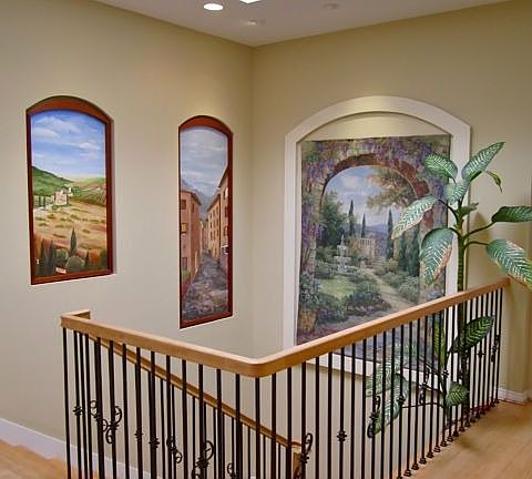 Large skylight over stairs