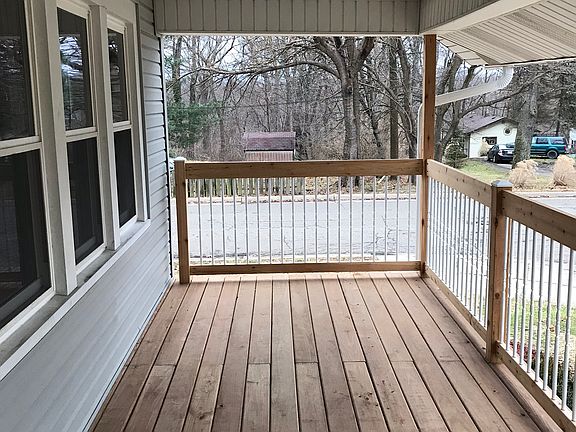Large beautiful front porch