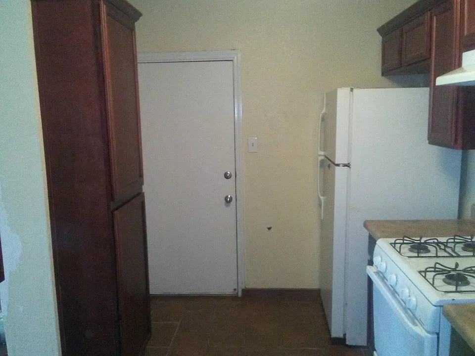 Kitchen and side door