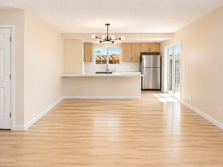 (New Flooring and Kitchen) Flooring and kitchen are renderings provided to illustrate a similar finished look.
