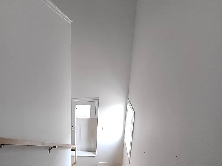 view of staircase facing down
