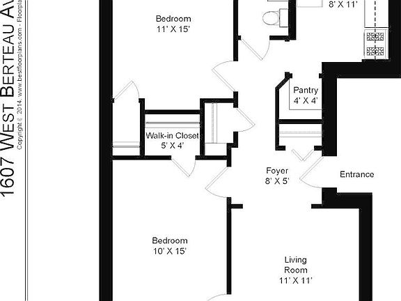 2nd image of 1605 W Berteau Ave #2A