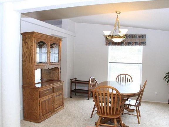 Large dining room for all the family gatherings.