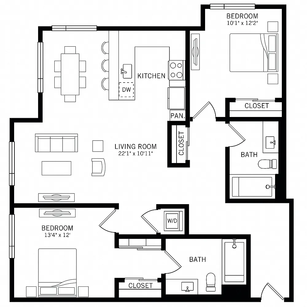 Floor plan B4