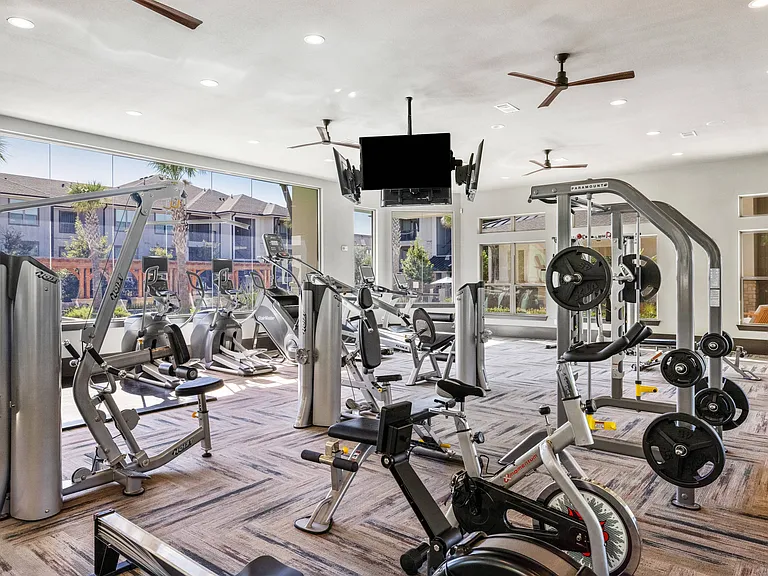 Fitness Center with Cardio and Strength Training