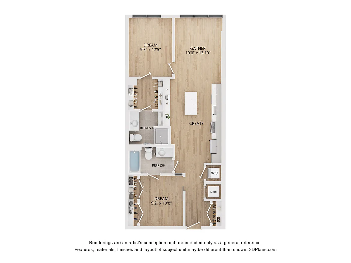 Floor plan E13