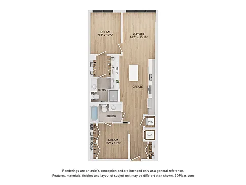 Floor plan E13