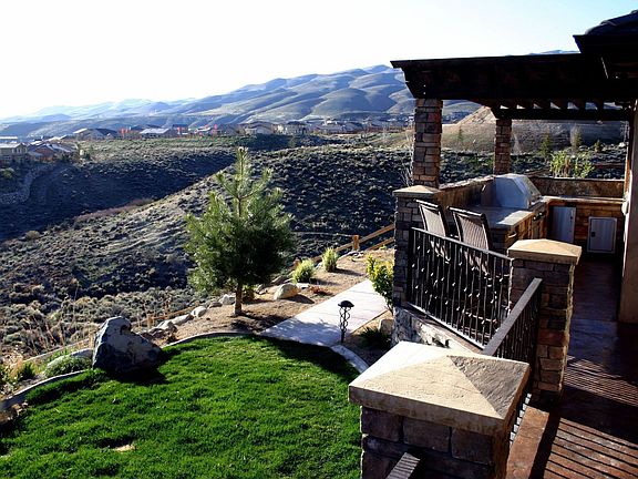 View from BBQ area